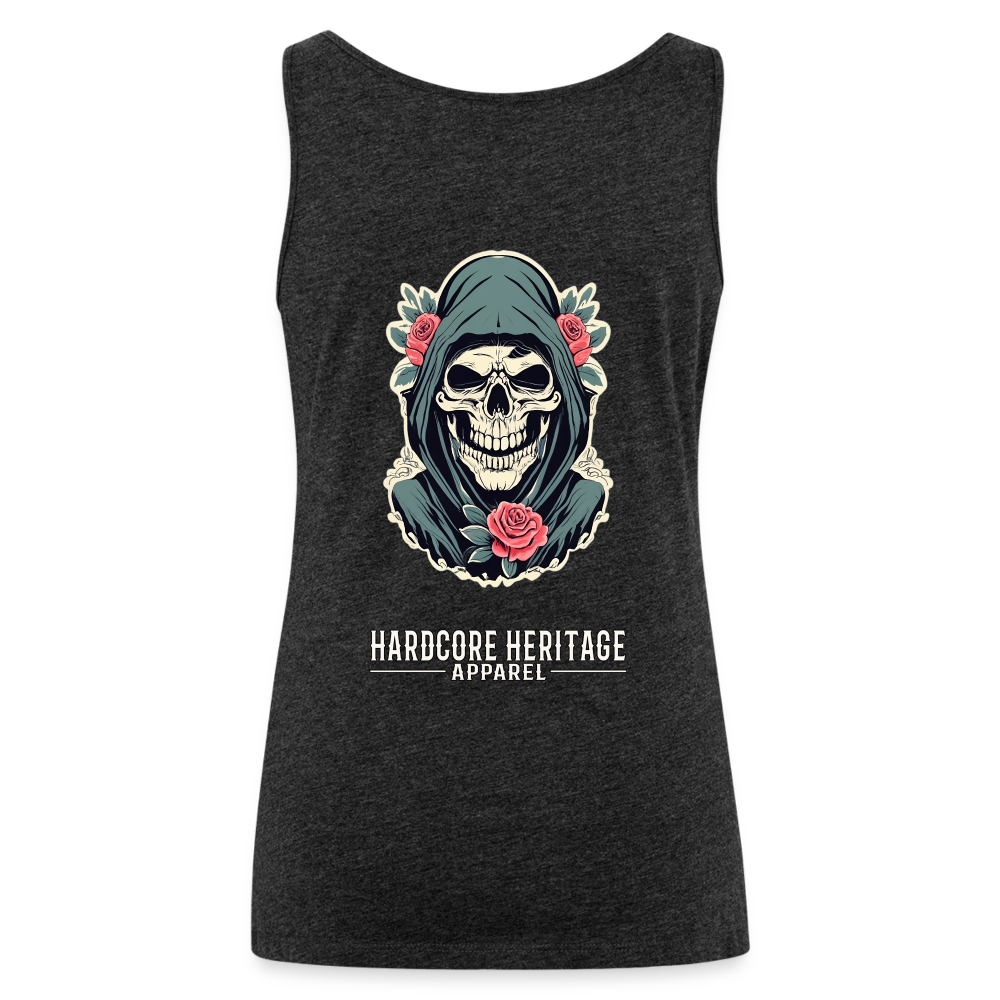 Death's Lover Women’s Tank - charcoal grey