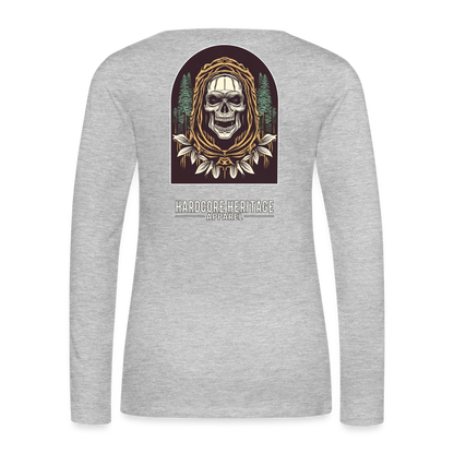 Warlock Women's Long Sleeve Tee - heather gray