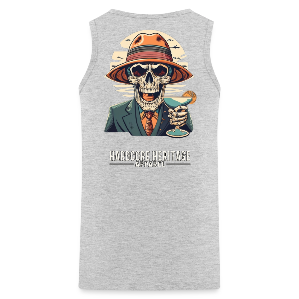 Happy Hour Tank - heather gray