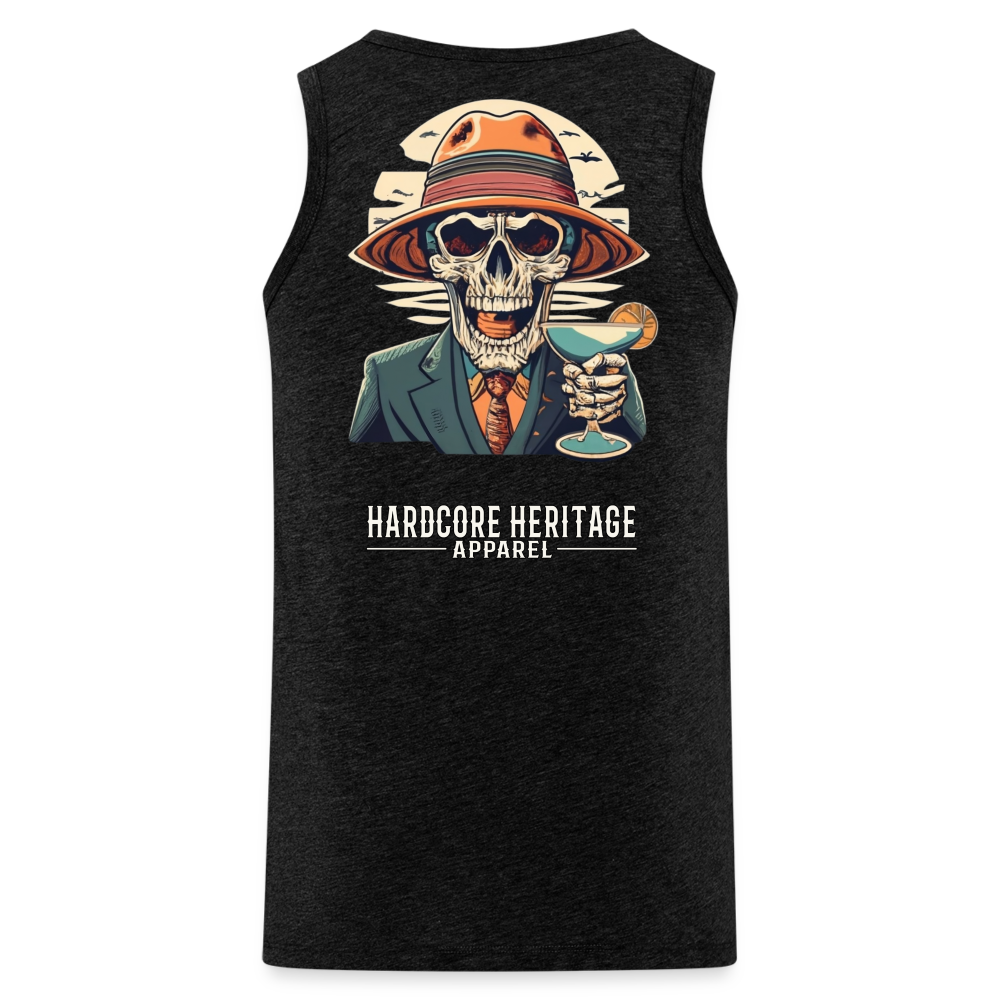 Happy Hour Tank - charcoal grey