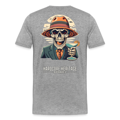 Happy Hour Tee - heather gray