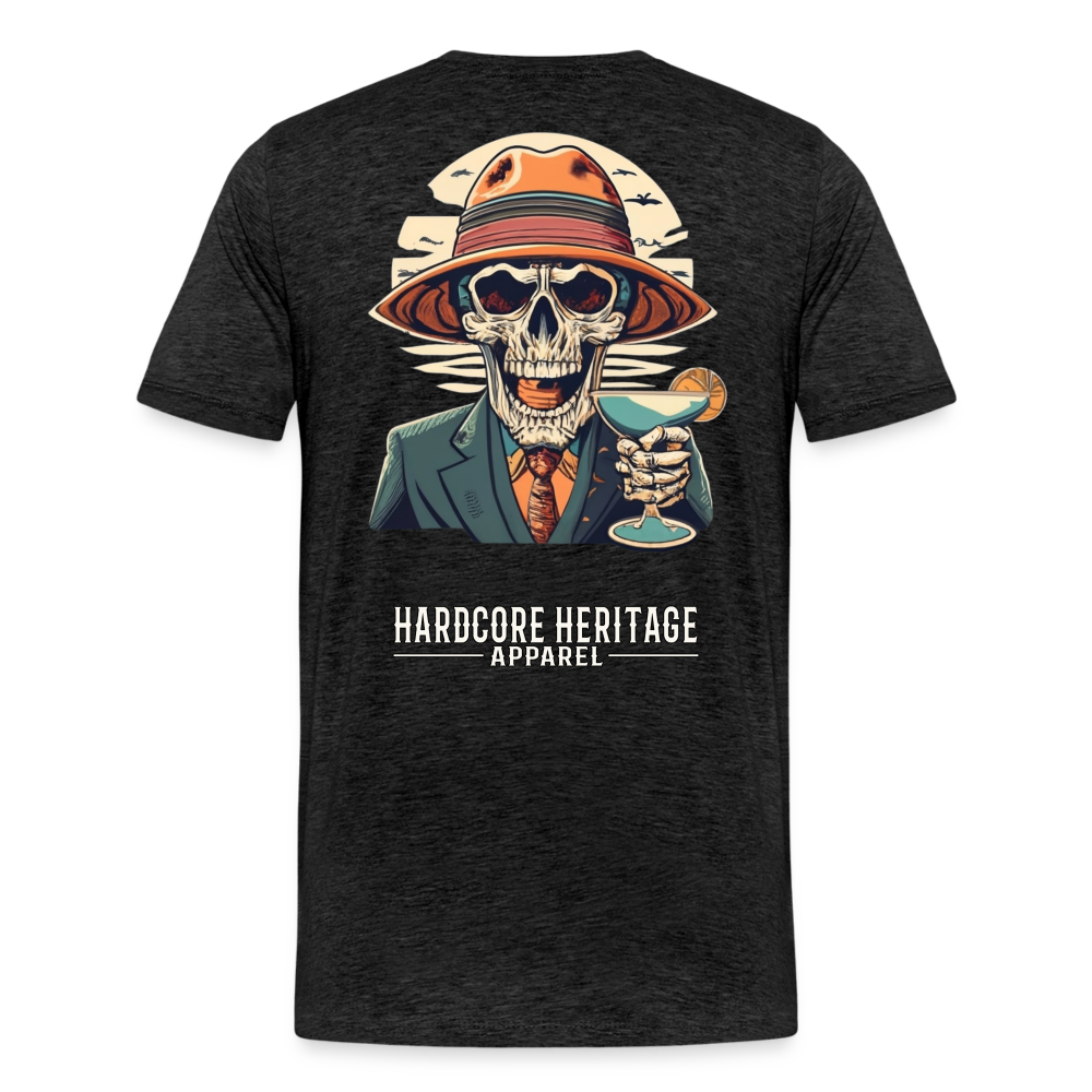 Happy Hour Tee - charcoal grey