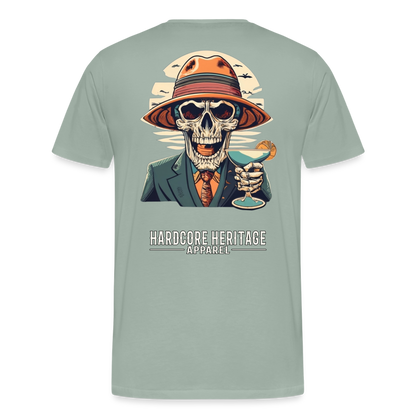 Happy Hour Tee - steel green