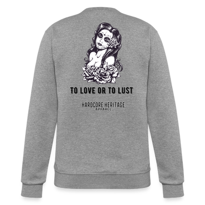 To Love or to Lust Powerblend Sweatshirt - heather gray