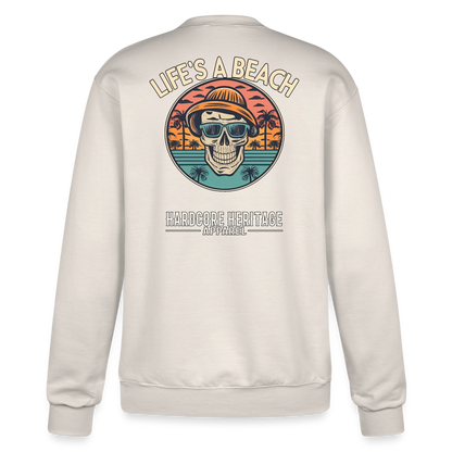 Life's a Beach v2 Powerblend Sweatshirt - Sand