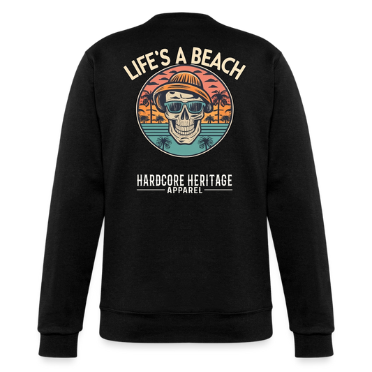 Life's a Beach v2 Powerblend Sweatshirt - black