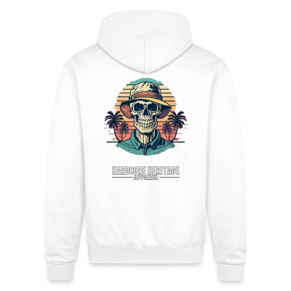 Island Retreat Powerblend Hoodie - white