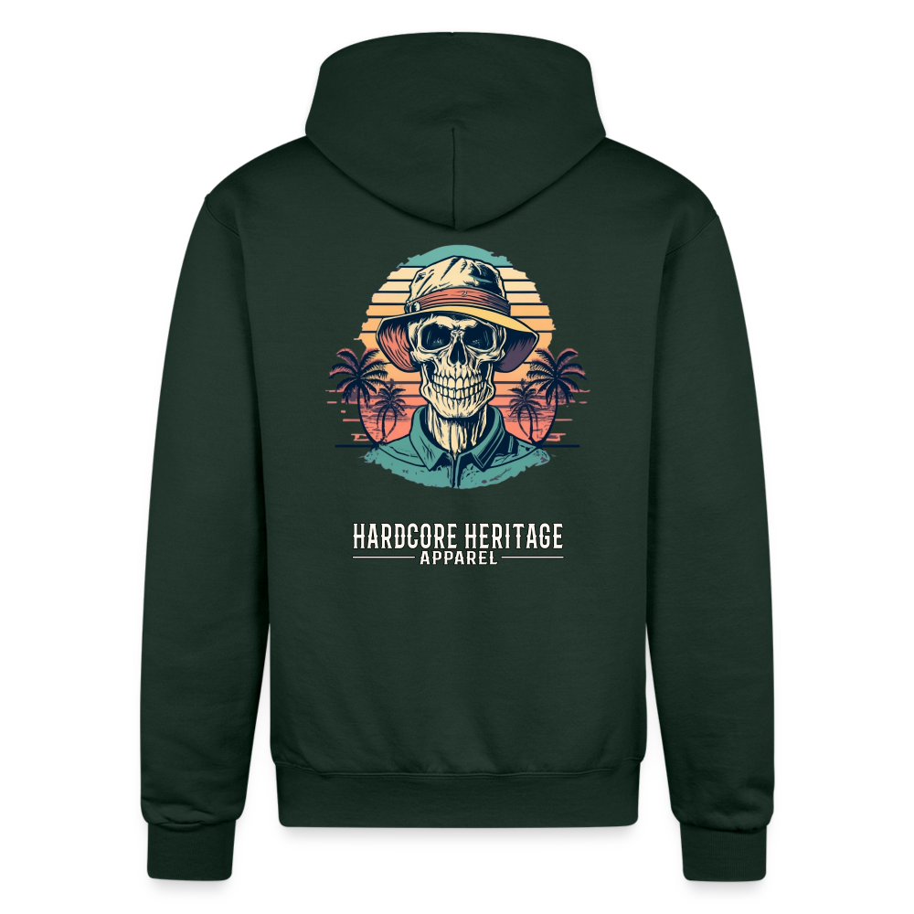 Island Retreat Powerblend Hoodie - Dark Green