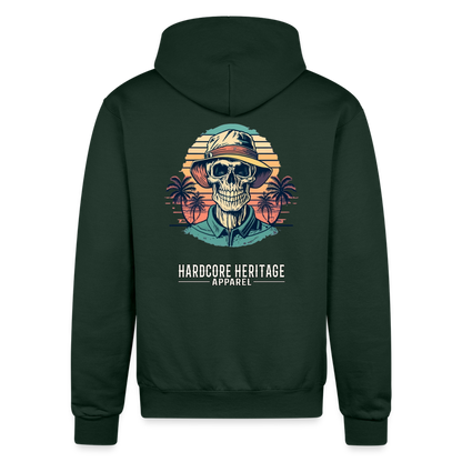 Island Retreat Powerblend Hoodie - Dark Green