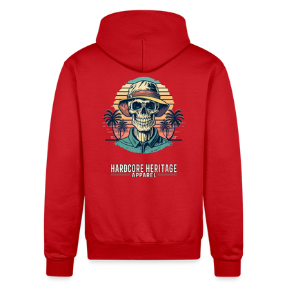 Island Retreat Powerblend Hoodie - Scarlet