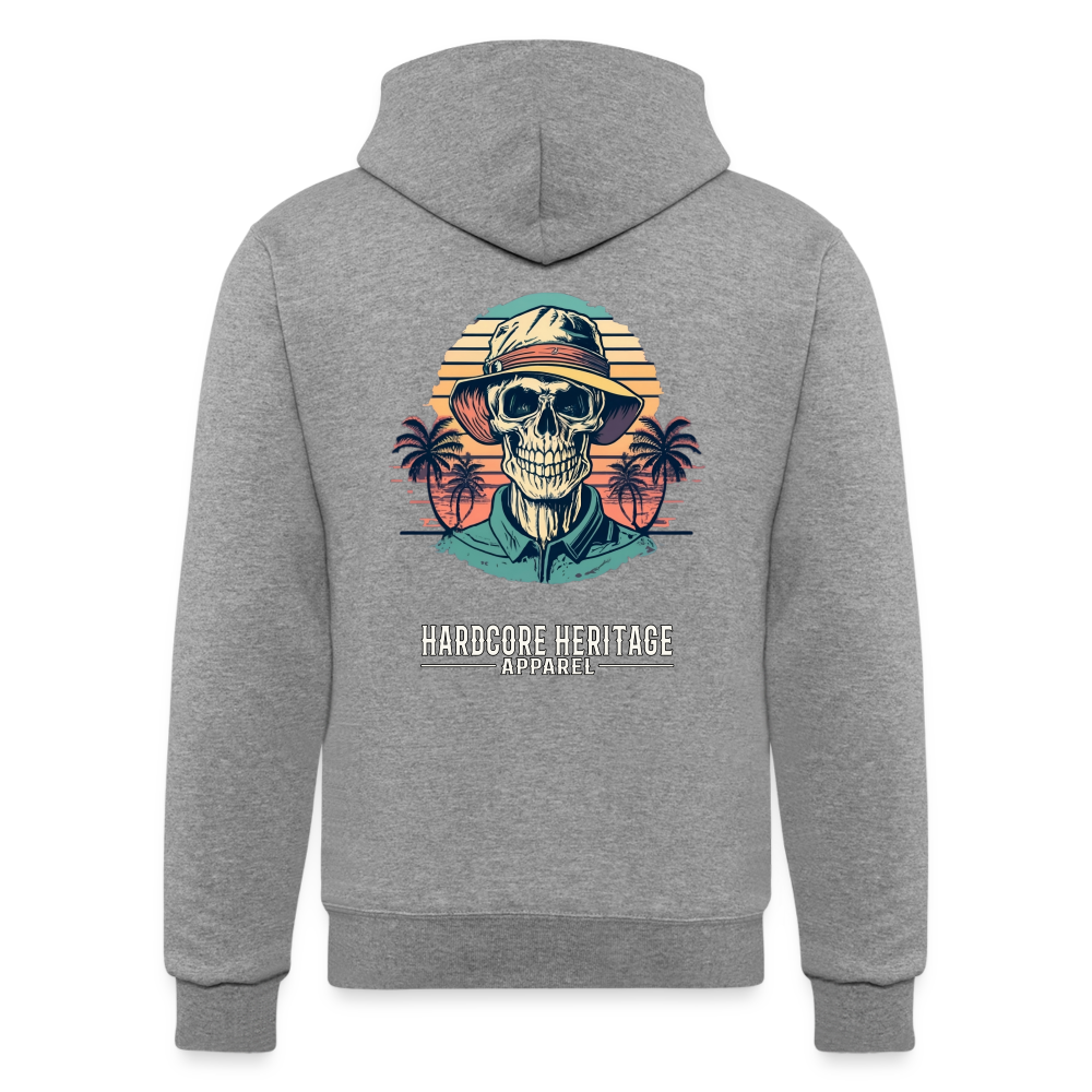 Island Retreat Powerblend Hoodie - heather gray