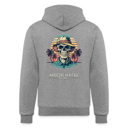 Island Retreat Powerblend Hoodie - heather gray