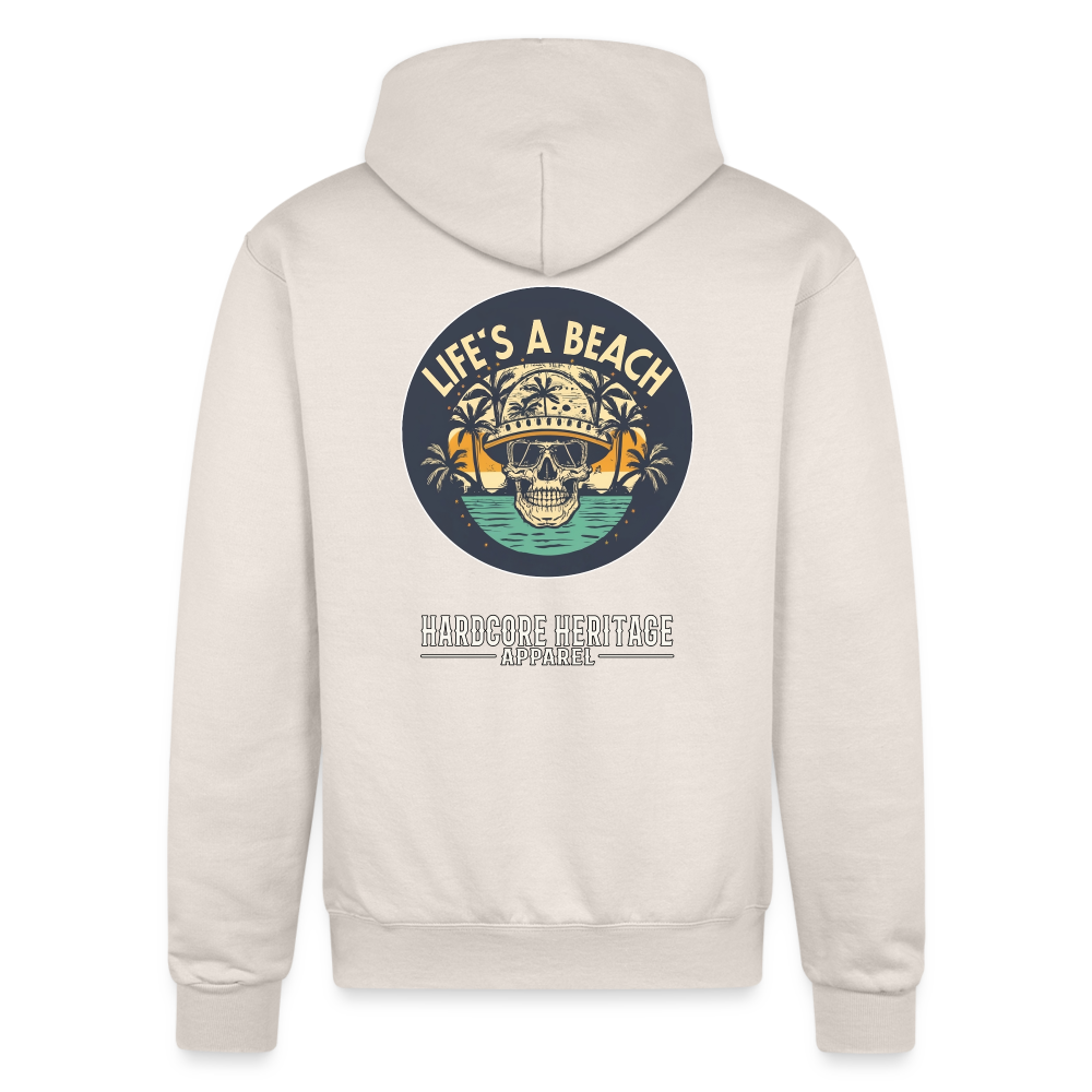 Life's a Beach Powerblend Hoodie - Sand