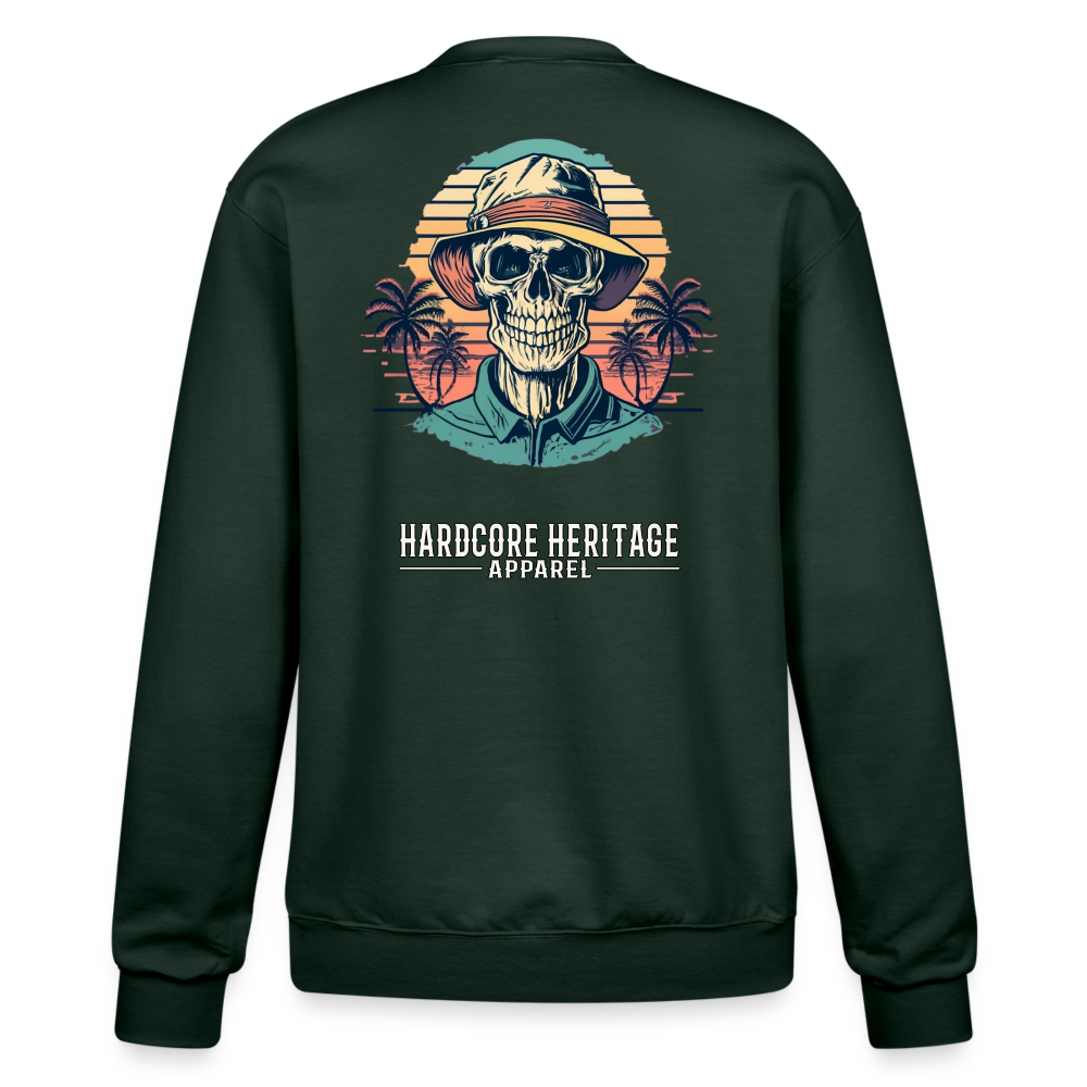 Island Retreat Powerblend Sweatshirt - Dark Green