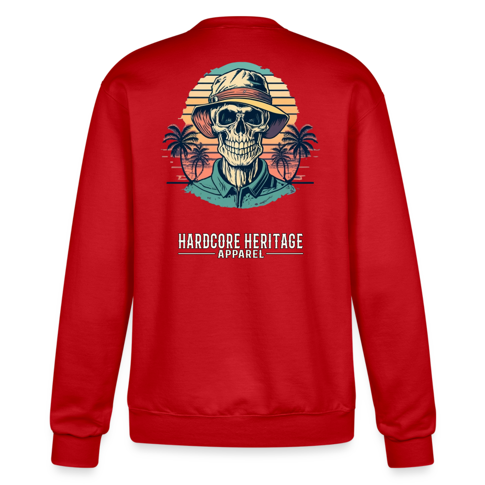 Island Retreat Powerblend Sweatshirt - Scarlet