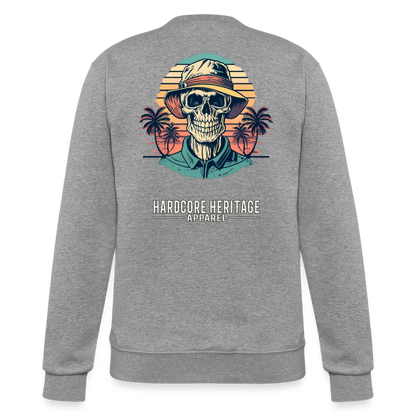 Island Retreat Powerblend Sweatshirt - heather gray