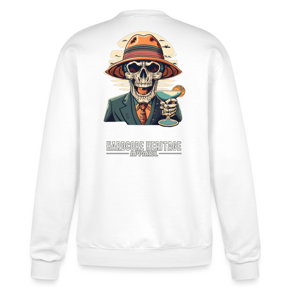 Happy Hour Powerblend Sweatshirt - white