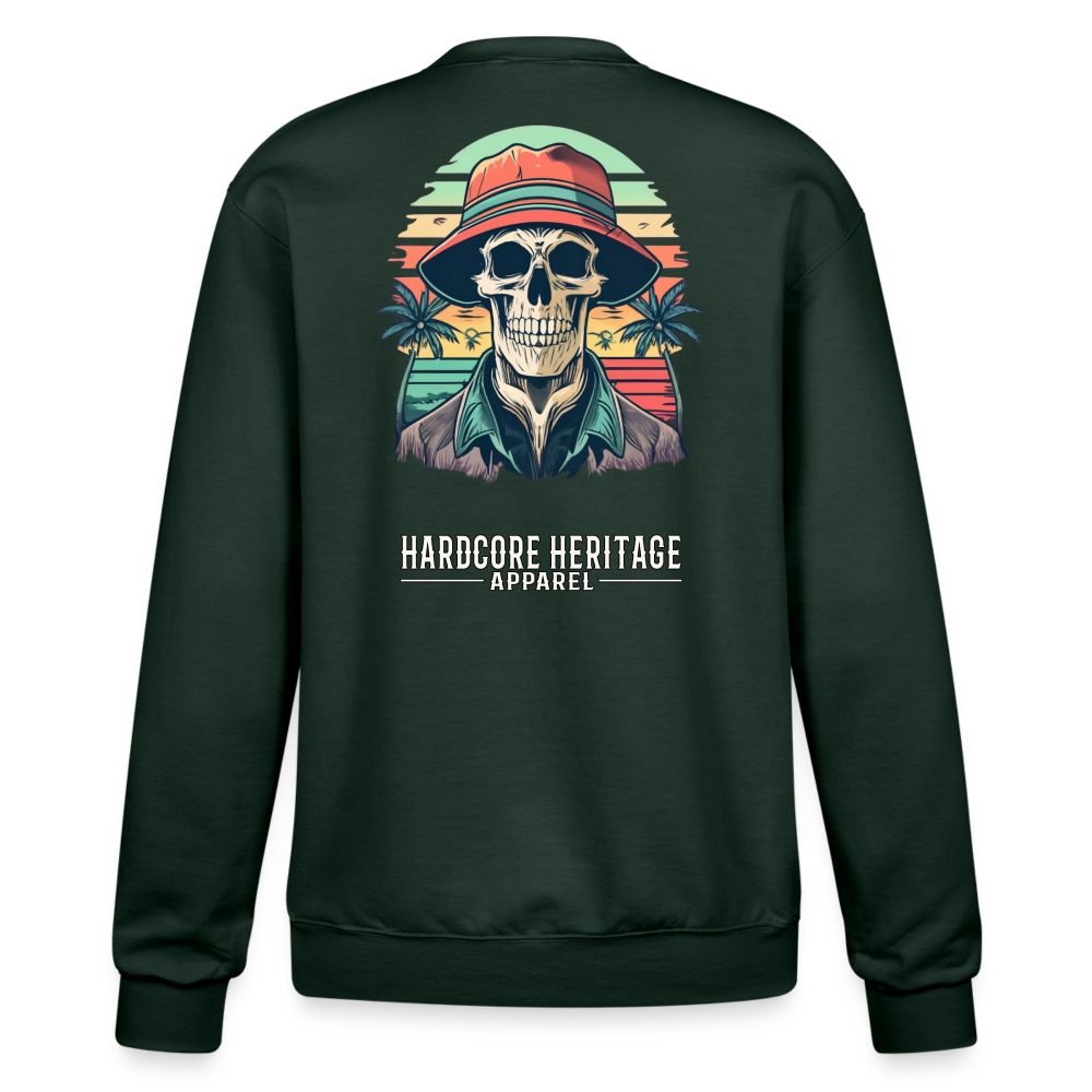 Another Day in Paradise Powerblend Sweatshirt - Dark Green