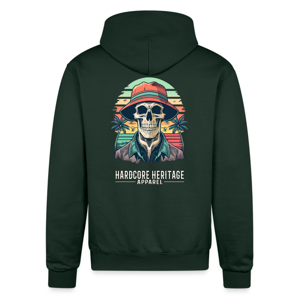 Another Day in Paradise Powerblend Hoodie - Dark Green