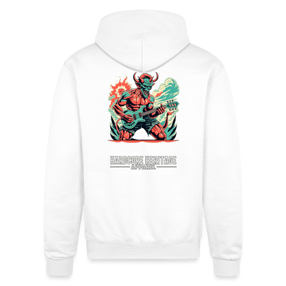 Rock Devil Powerblend Hoodie - white