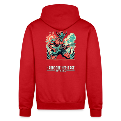 Rock Devil Powerblend Hoodie - Scarlet