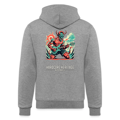 Rock Devil Powerblend Hoodie - heather gray