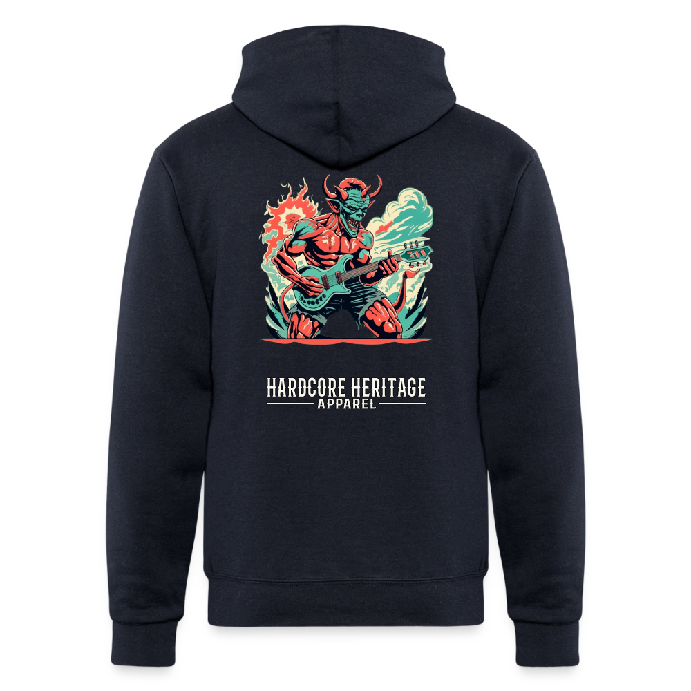 Rock Devil Powerblend Hoodie - navy