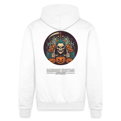 Jack-O-Reaper Powerblend Hoodie - white