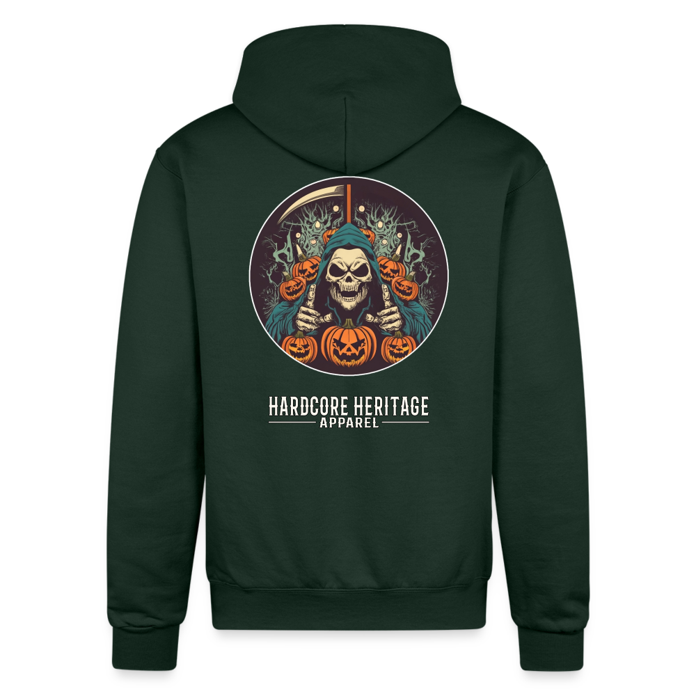 Jack-O-Reaper Powerblend Hoodie - Dark Green