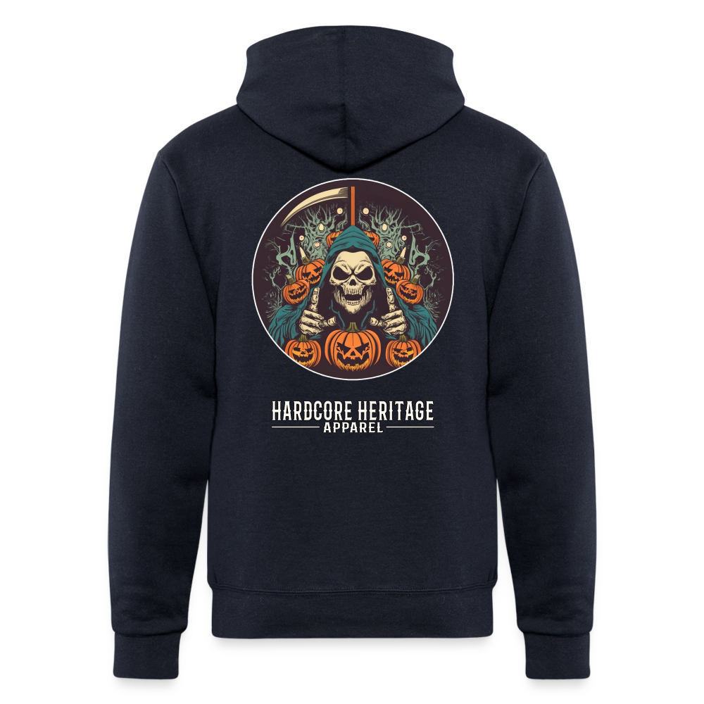 Jack-O-Reaper Powerblend Hoodie - navy