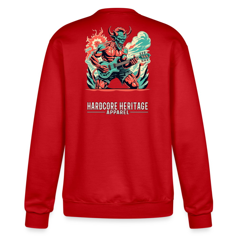 Rock Devil Powerblend Sweatshirt - Scarlet