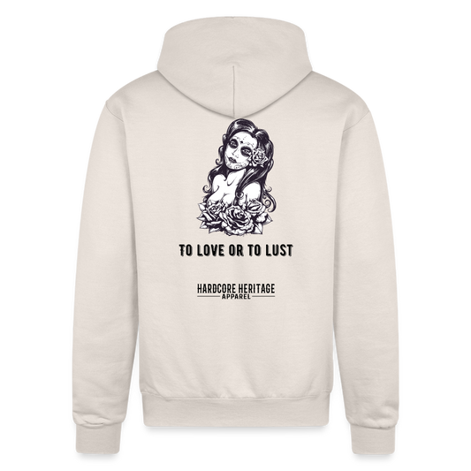 To Love or to Lust Powerblend Hoodie - Sand