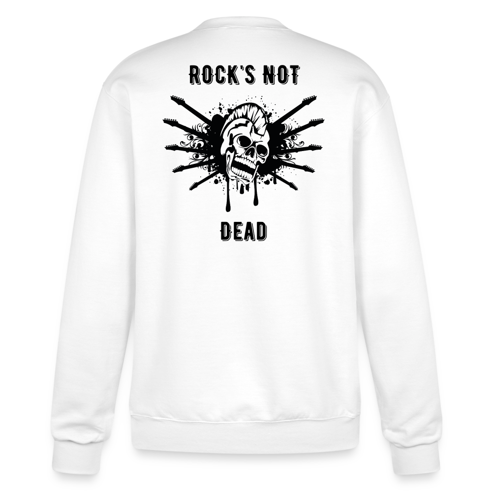 Rock's Not Dead Powerblend Sweatshirt - white