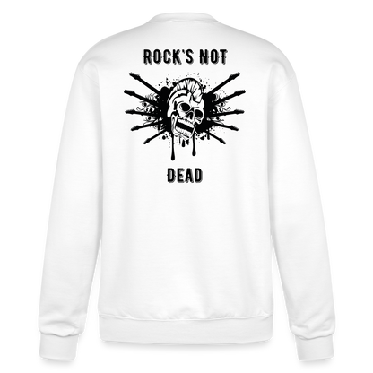 Rock's Not Dead Powerblend Sweatshirt - white