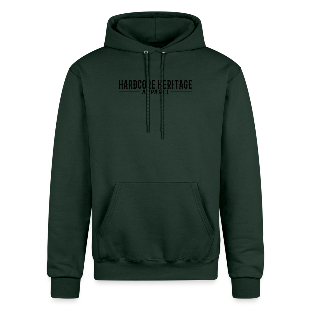 Rock's Not Dead Powerblend Hoodie - Dark Green