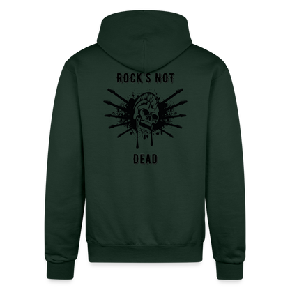 Rock's Not Dead Powerblend Hoodie - Dark Green