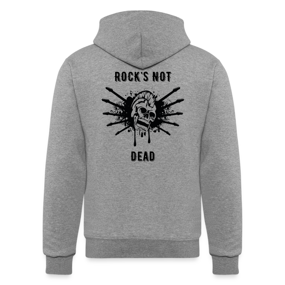 Rock's Not Dead Powerblend Hoodie - heather gray