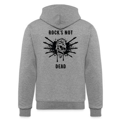 Rock's Not Dead Powerblend Hoodie - heather gray