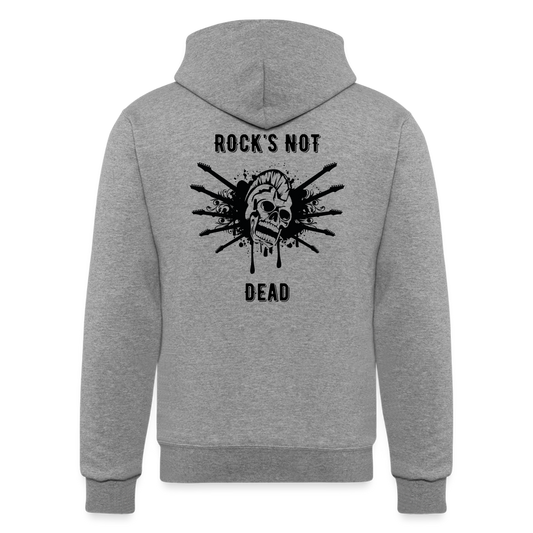 Rock's Not Dead Powerblend Hoodie - heather gray