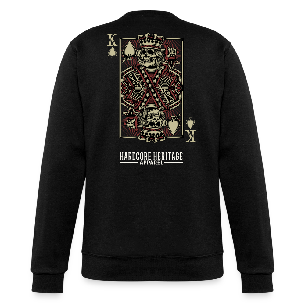 King of Hearts Powerblend Sweatshirt - black