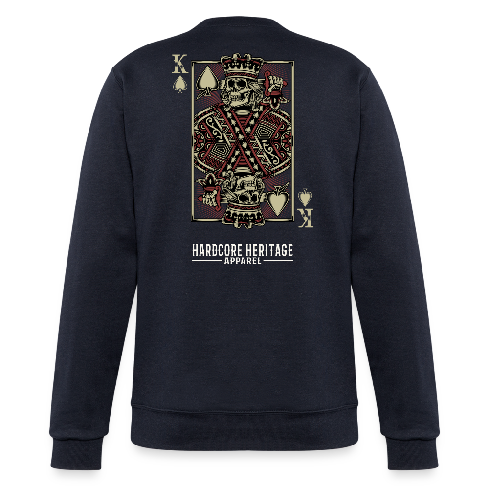 King of Hearts Powerblend Sweatshirt - navy