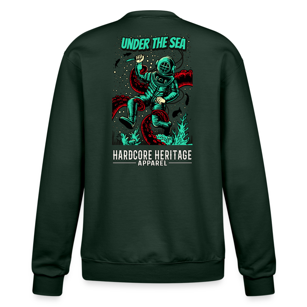 Ocean Dweller Powerblend Sweatshirt - Dark Green