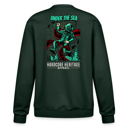 Ocean Dweller Powerblend Sweatshirt - Dark Green