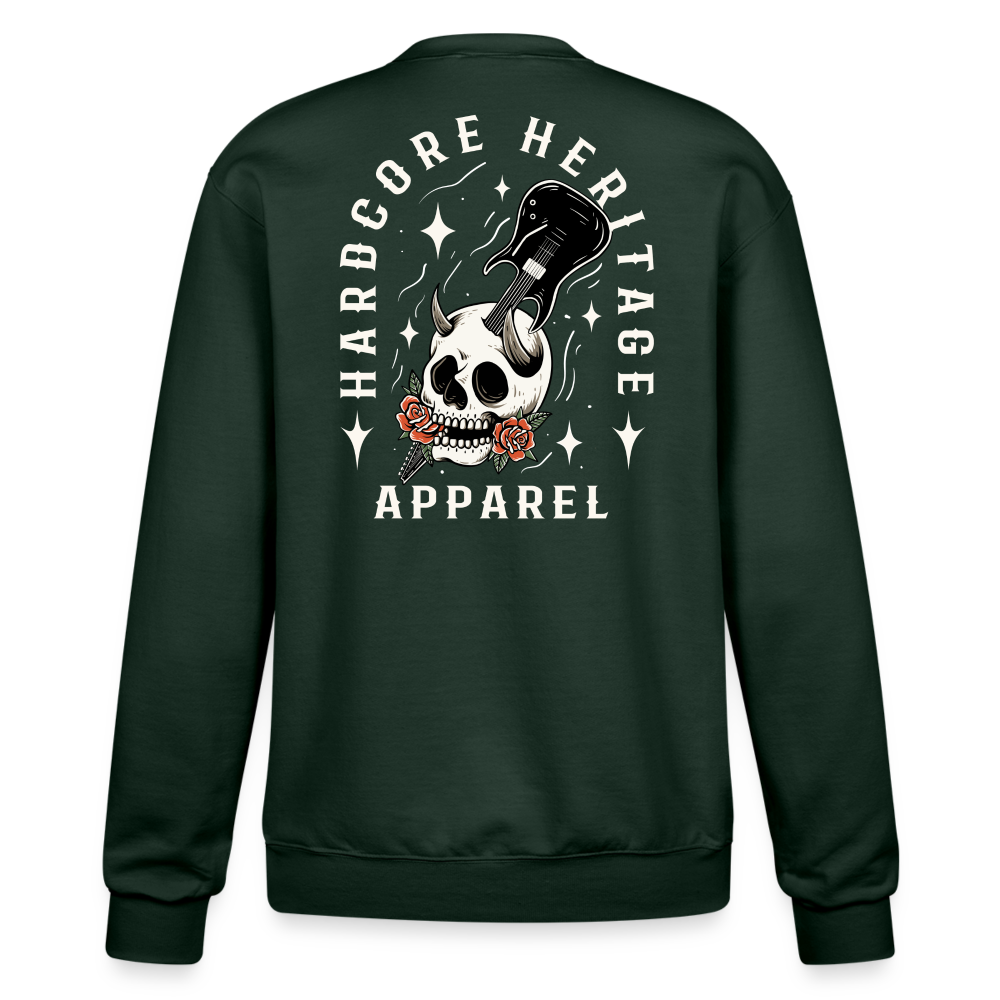 Hardcore Band Powerblend Sweatshirt - Dark Green