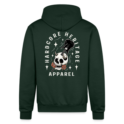 Hardcore Band Powerblend Hoodie - Dark Green