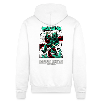 Ocean Dweller Powerblend Hoodie - white