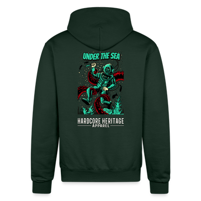 Ocean Dweller Powerblend Hoodie - Dark Green