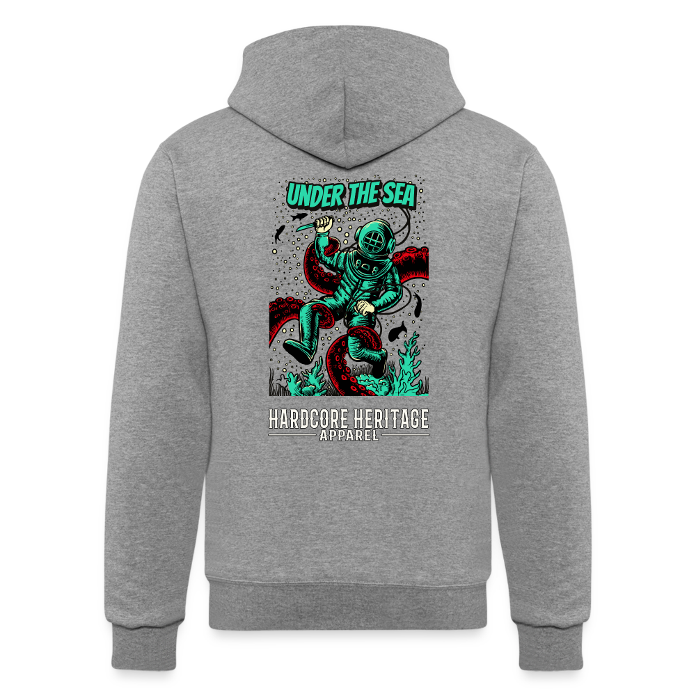 Ocean Dweller Powerblend Hoodie - heather gray