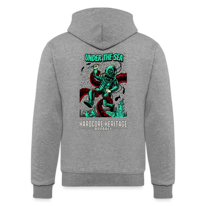 Ocean Dweller Powerblend Hoodie - heather gray