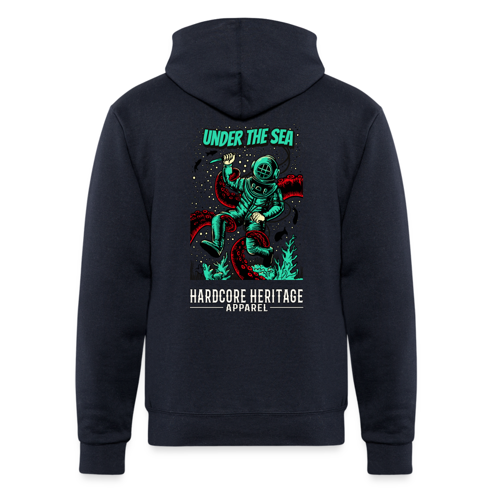 Ocean Dweller Powerblend Hoodie - navy